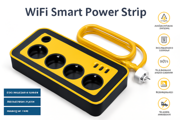 Fe Faith SmartCore™ WiFi Power Strip – Voice & Timer