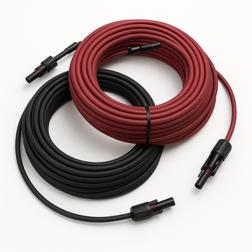 Fe Faith SolisEdge™ 100ft PV Wire Set – 10AWG Red & Black