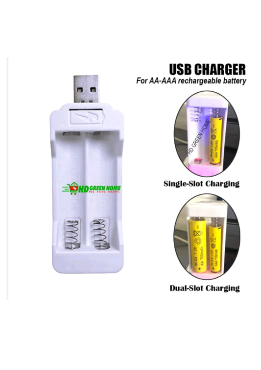 Fe Faith VoltMate™ USB Smart Charger – AA/AAA