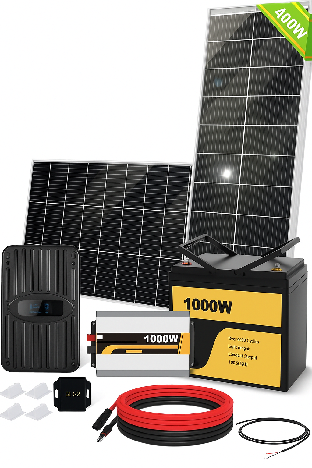 Fe Faith SolisEdge™ 400W Complete Solar Kit