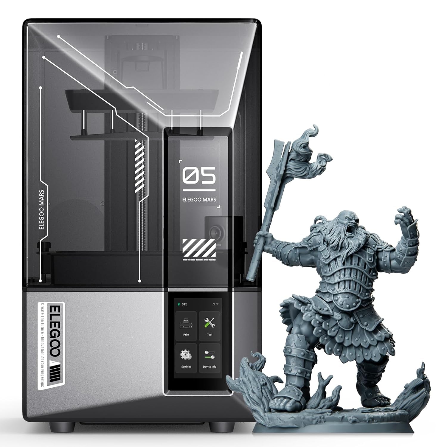 Mars 5 Ultra 9K Resin 3D Printer