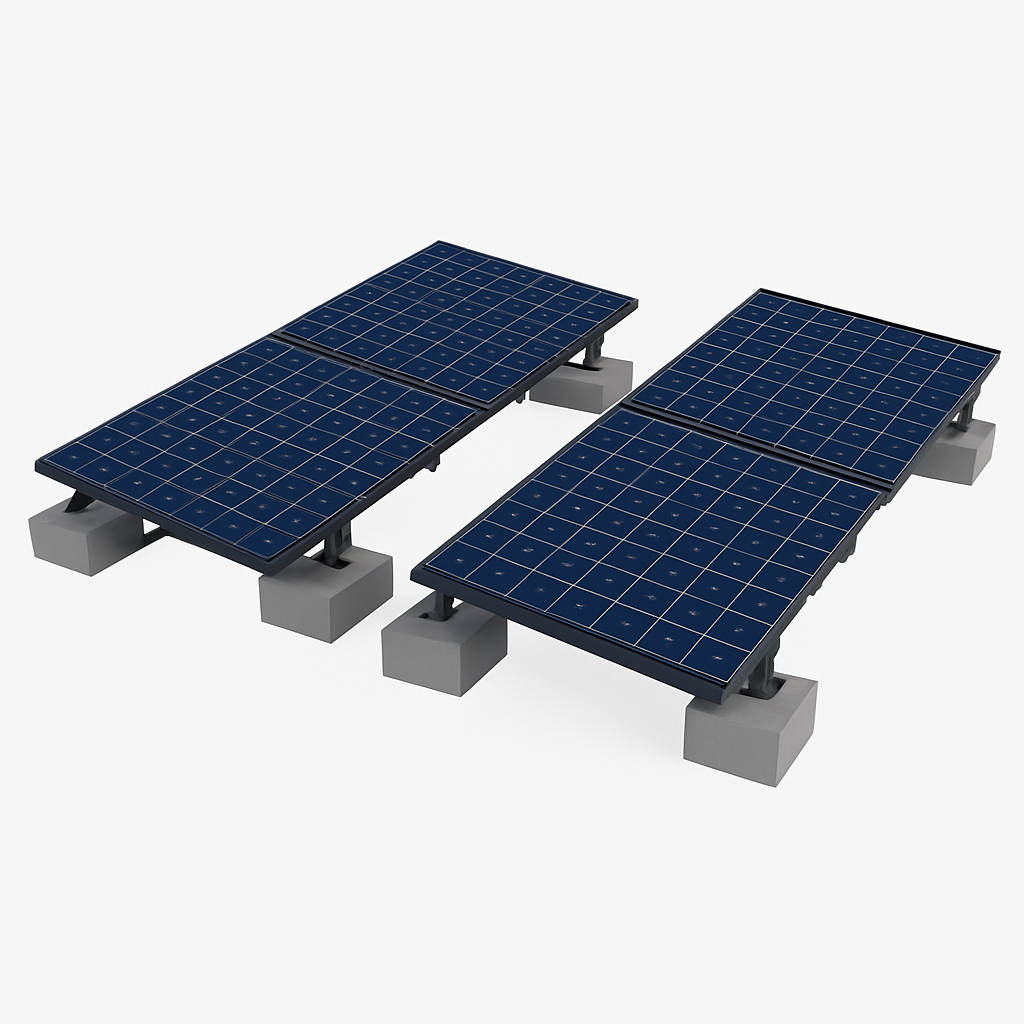 Fe Faith SolisEdge™ Flat Roof Ballast Mount System