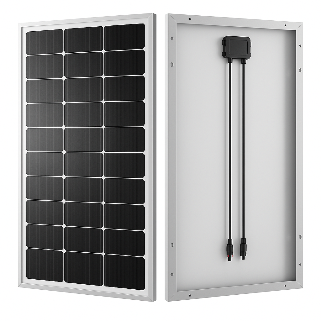 Compact, Reliable 100W 12V Solar Panel – Curated by Fe Faith