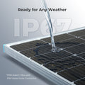 FE-FAITH 100 Watt 12 Volt Monocrystalline Solar Panel