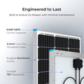 FE-FAITH 100 Watt 12 Volt Monocrystalline Solar Panel