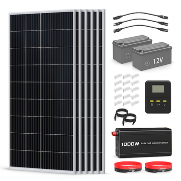 Fe Faith SolisEdge™ 1200W Complete Solar Kit – 24V
