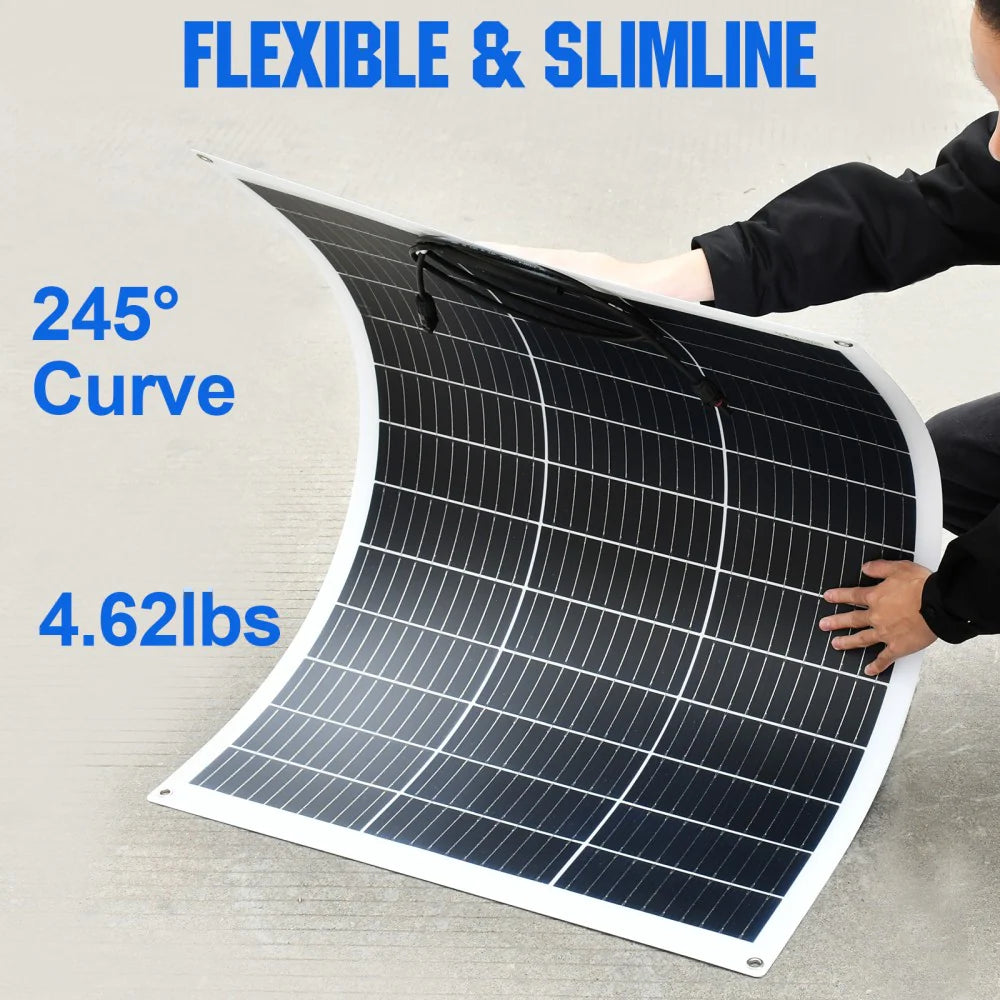 FE-FAITH  130W 12V Flexible Mono Solar Panel