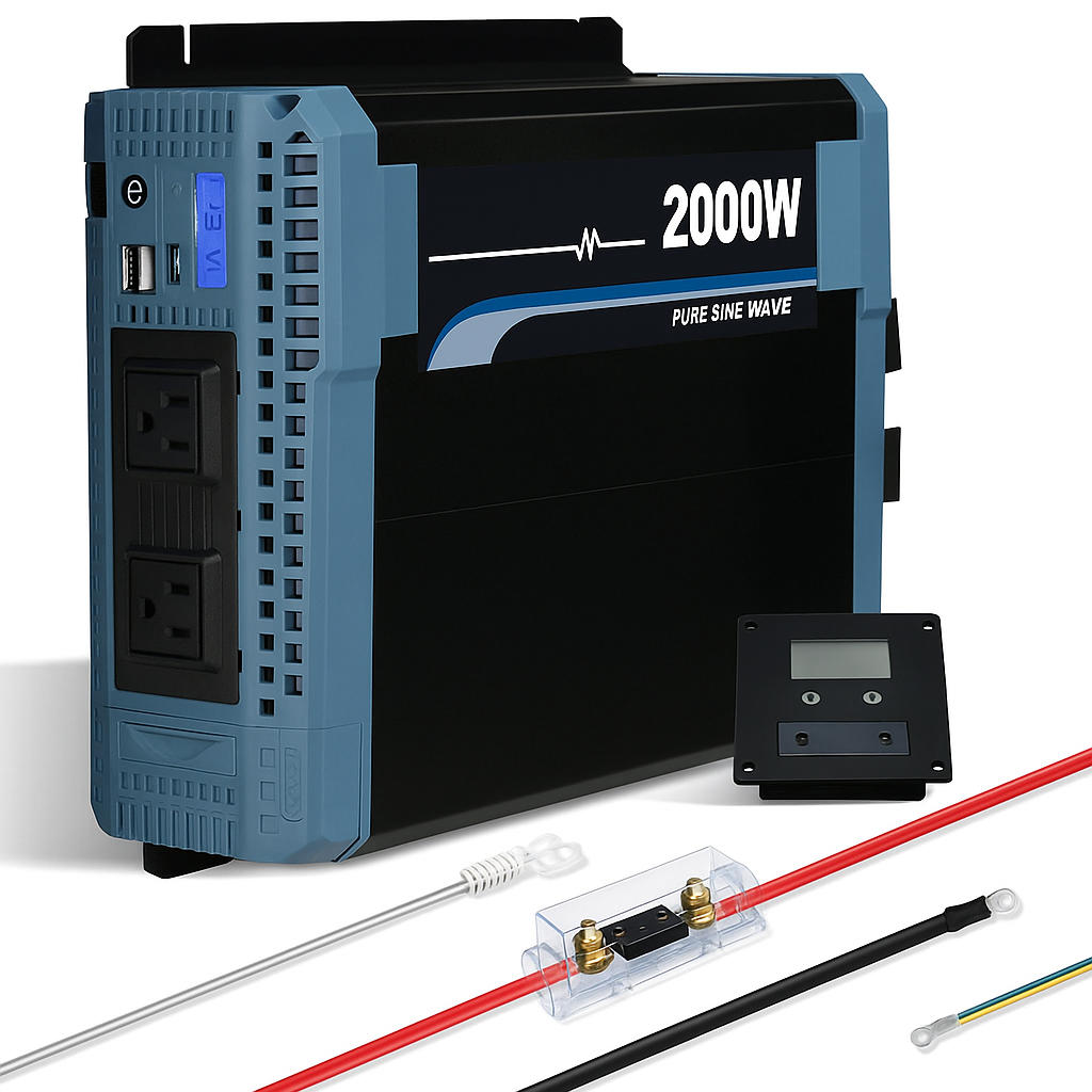 Fe Faith VoltMate™ 2000W 12V Sine Wave Inverter