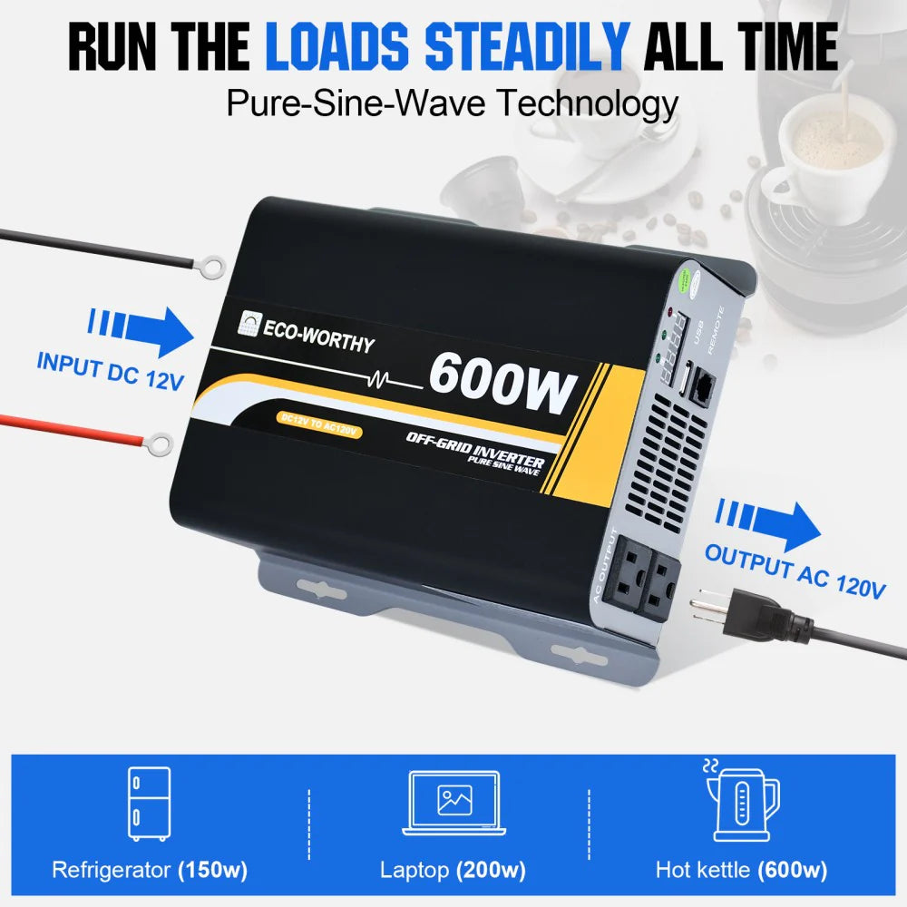 FE-FAITH 200W 12V Complete Off Grid Solar Kit