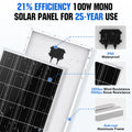 FE-FAITH 400W 12V (4x100W) Complete MPPT Off Grid Solar Kit