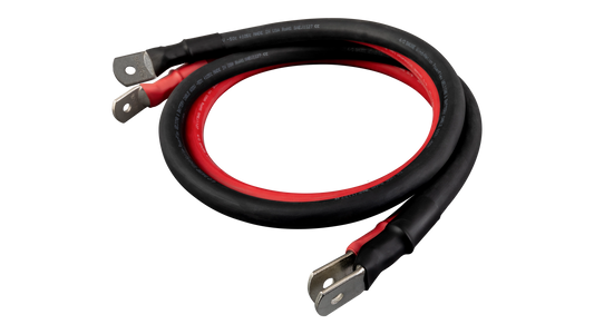 FE-FAITH  4/0 AWG Pure Copper Battery Cables – Red and Black