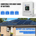FE-FAITH 5000W Solar Hybrid Inverter Charger 48V DC to 120V-240V AC Split Phase Power Inverter