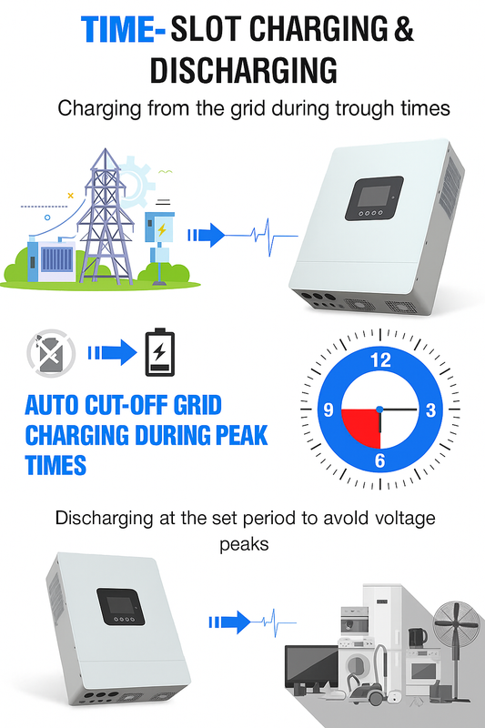 Fe Faith VoltMate™ 5000W 48V Hybrid Inverter – Split Phase