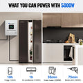 FE-FAITH 5000W Solar Hybrid Inverter Charger 48V DC to 120V-240V AC Split Phase Power Inverter