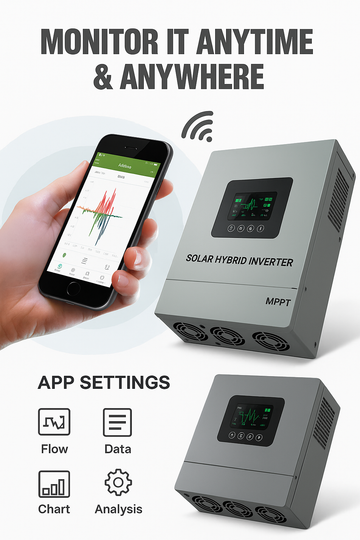 Fe Faith VoltMate™ 5000W 48V Hybrid Inverter – Split Phase
