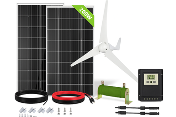 Fe Faith SolisEdge™ 600W Wind + Solar Hybrid Kit