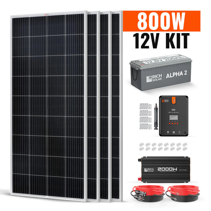 FE-FAITH 800 Watt Complete Solar Kit