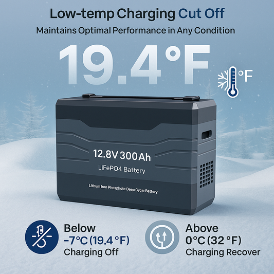 Fe Faith VaultCore™ 12V 300Ah LiFePO4 Battery – Smart Display