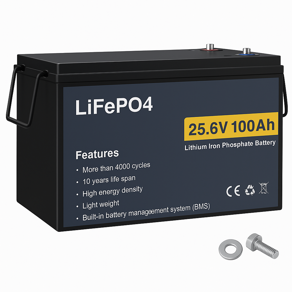 Fe Faith VaultCore™ 24V 100Ah LiFePO4 Battery