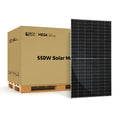 FE-FAITH MEGA 550 Bifacial Solar Panel - 550W Premium Grid-Tie & Off-Grid UL Certified 