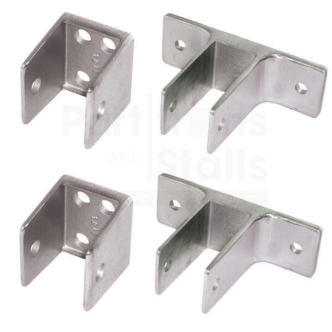 FE-FAITH  Panel Bracket Kit Two Ear 1/2" Stainless Steel