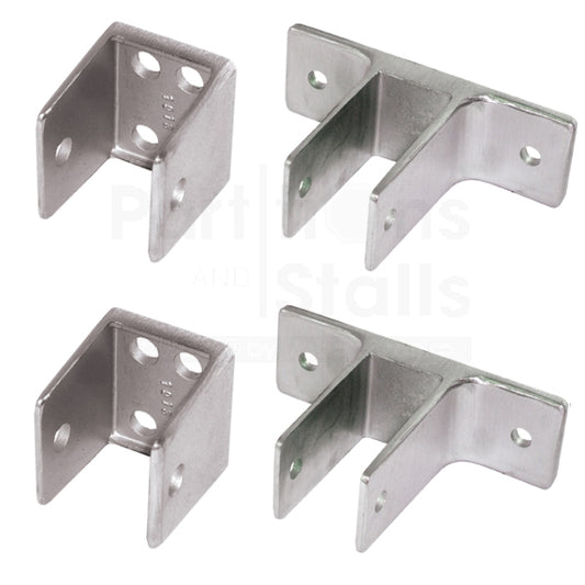 FE-FAITH  Panel Bracket Kit Two Ear 1/2" Stainless Steel
