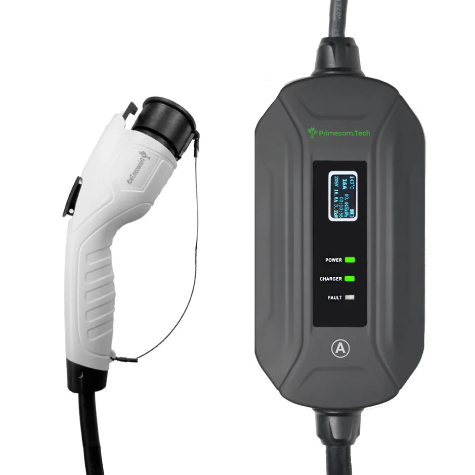 FE-FAITH Primecom 24 Amp Level 2 EV Charger Amperage Adjustable: 10A - 16A - 24A