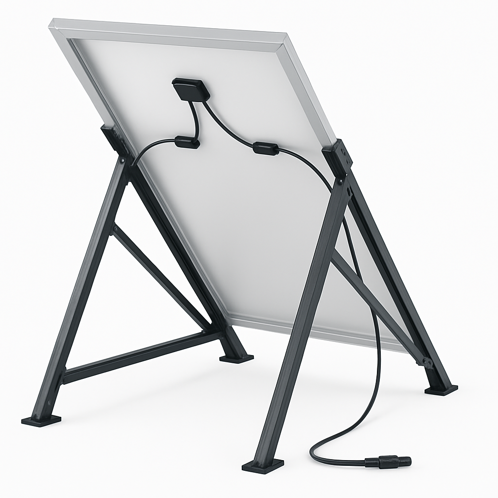 Fe Faith SolisEdge™ Adjustable Solar Ground Mount – 1–4 Panels