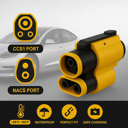 Fe Faith LinkPort™ Adapter – NACS to CCS1 | Tesla Compatible