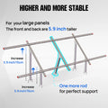 FE-FAITH Updated Adjustable Multi-Piece Solar Panel Mounting Brackets for Solar Panels