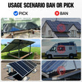 FE-FAITH Updated Adjustable Multi-Piece Solar Panel Mounting Brackets for Solar Panels