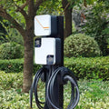 Wattsaving DA14 14kW dual-gun smart AC EV charger with 7kW per port for fast and safe electric vehicle charging at home or commercial sites