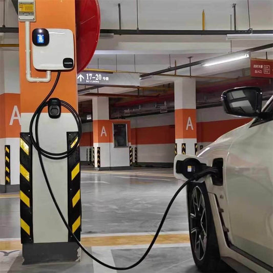 Wattsaving WE X7 7kW face recognition smart AC EV charger with IP65 weatherproof design for fast and secure electric vehicle charging