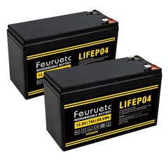 Fe Faith VaultCore™ 12V 7Ah LiFePO4 Battery – 2-Pack