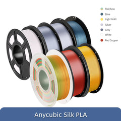 ANYCUBIC Silk PLA Filament – 1.75mm for FDM 3D Printing