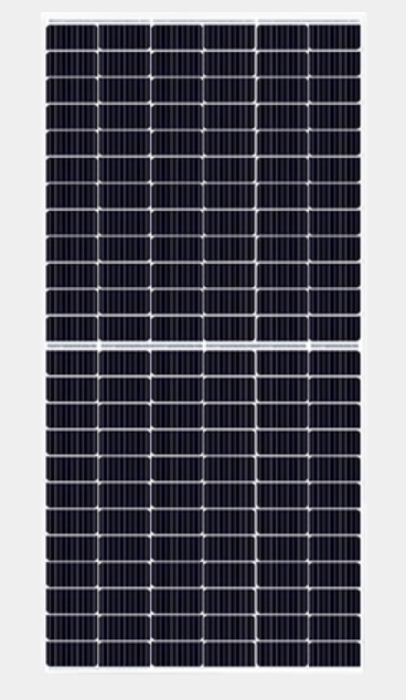 Canadian Solar 450W HiKu high-efficiency monocrystalline solar panel with half-cut cells
 