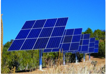 Top-of-Pole Mount durable adjustable solar panel mounting system for single pole