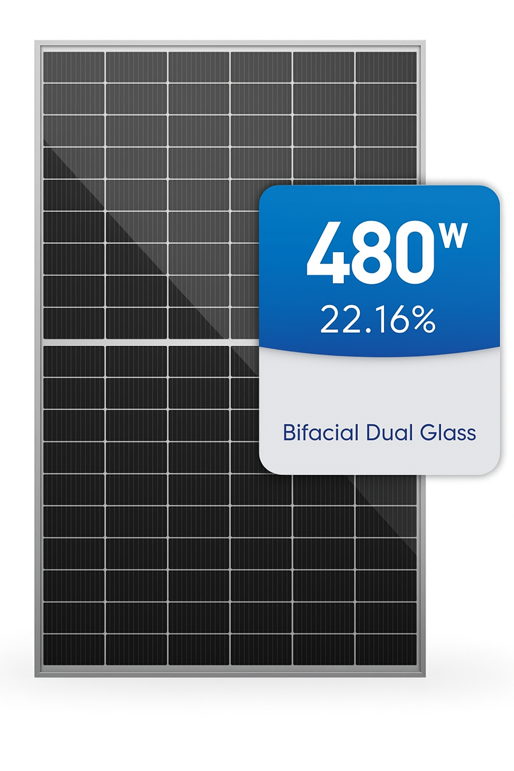 Fe Faith SolisEdge™ 480W N-Type TOPCon Bifacial Panel