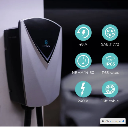 Fe Faith DriveConnect™ Pro Level 2 Charger – 240V 48A | NEMA 14-50