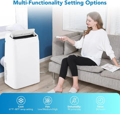 Fe Faith AirSense™ 14000 BTU Portable AC – 3-in-1