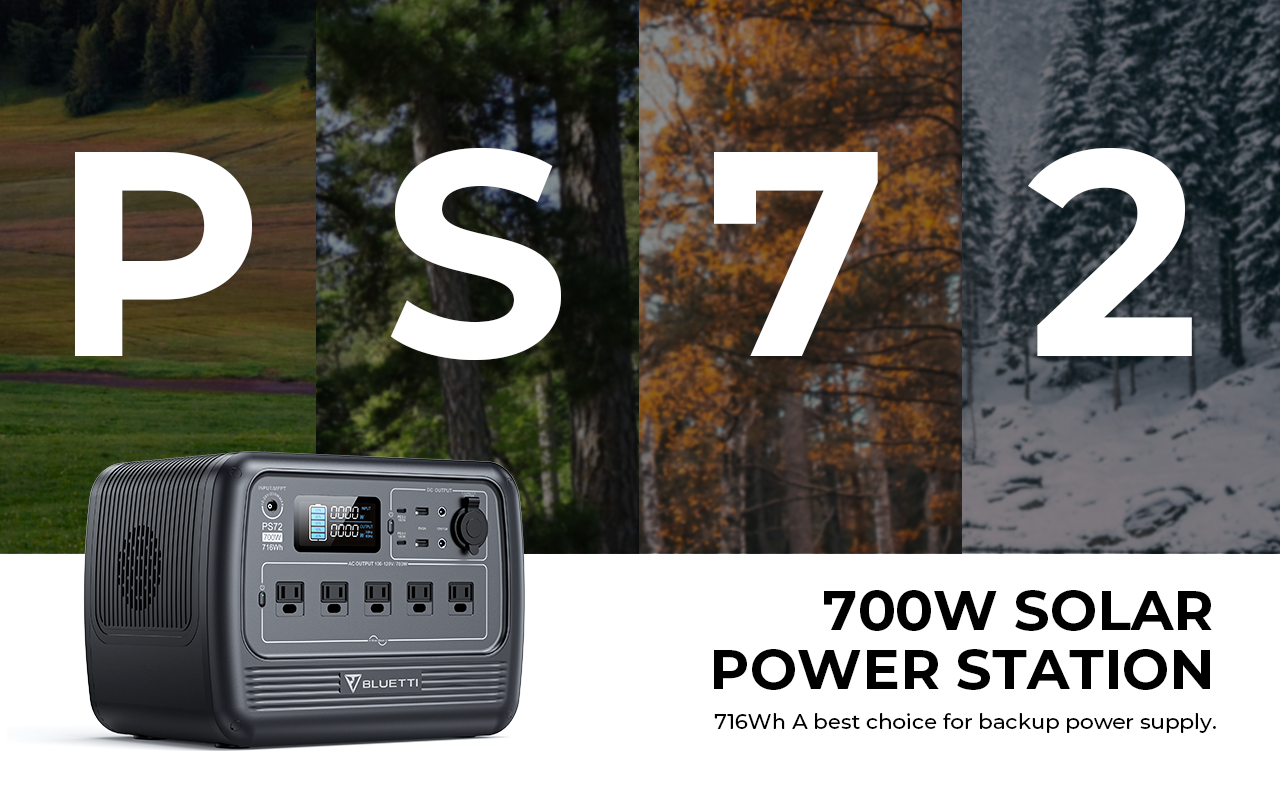 PS72 700W Portable Solar Generator