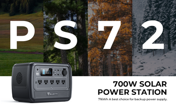 PS72 700W Portable Solar Generator